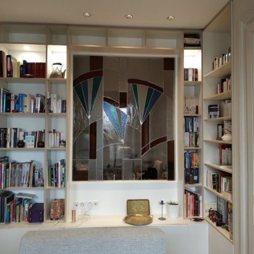 Vitrail pour une cloison