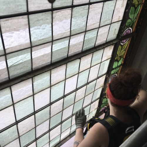 Restauration Villa Magini par Atelier Vitrail Le Cygne Myriam Boulay