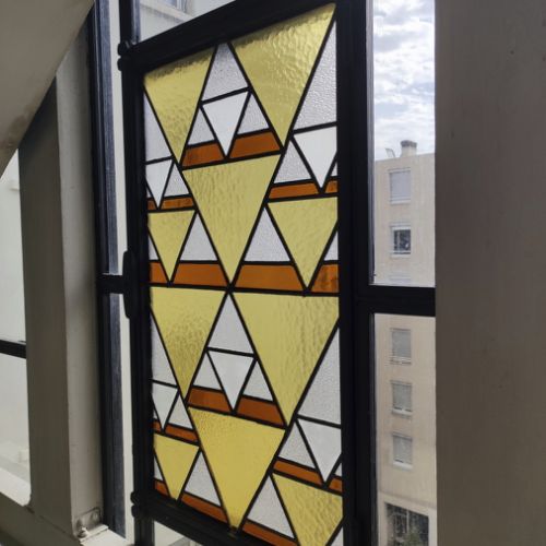 Restauration de vitraux à Villeurbanne