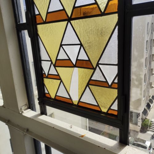 Restauration de vitraux à Villeurbanne