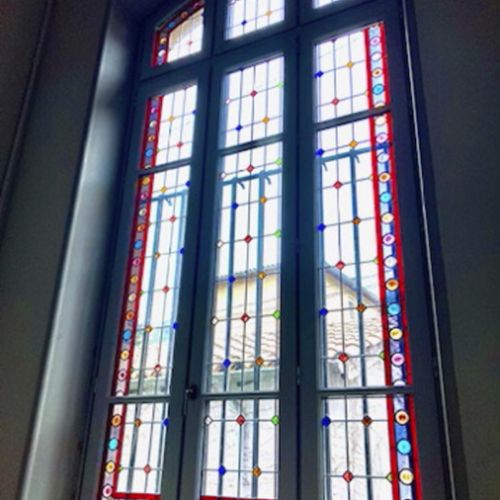 Restauration Maison Mont d'Or par Atelier Vitrail Le Cygne Myriam Boulay