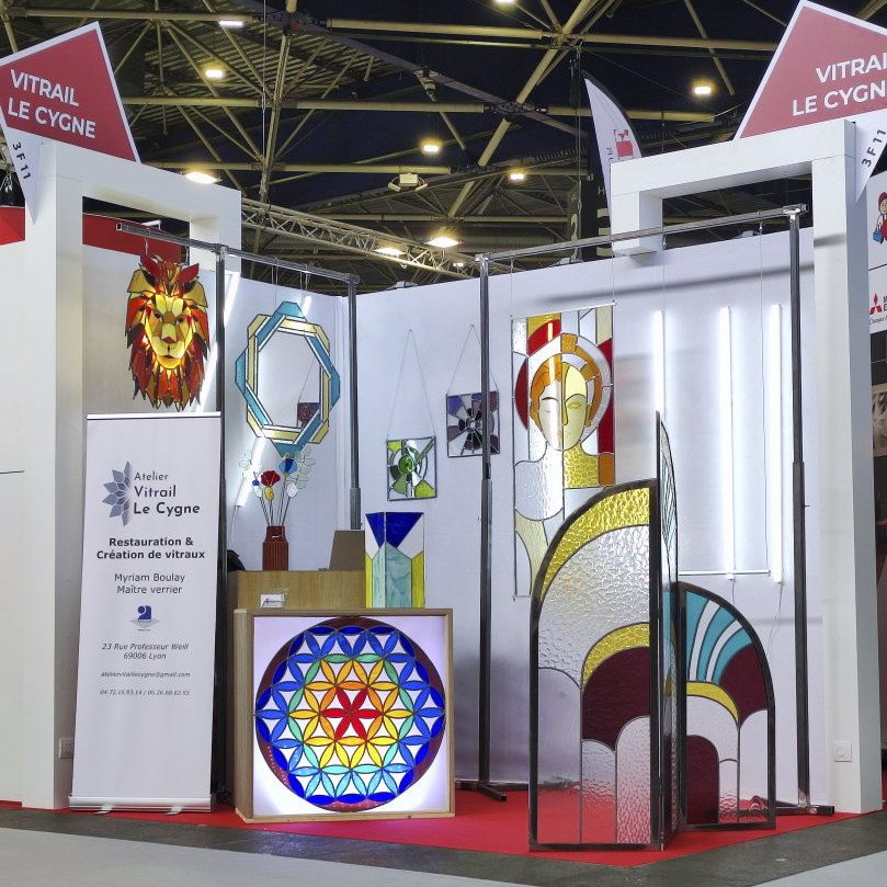 Cadeaux vitrail verre