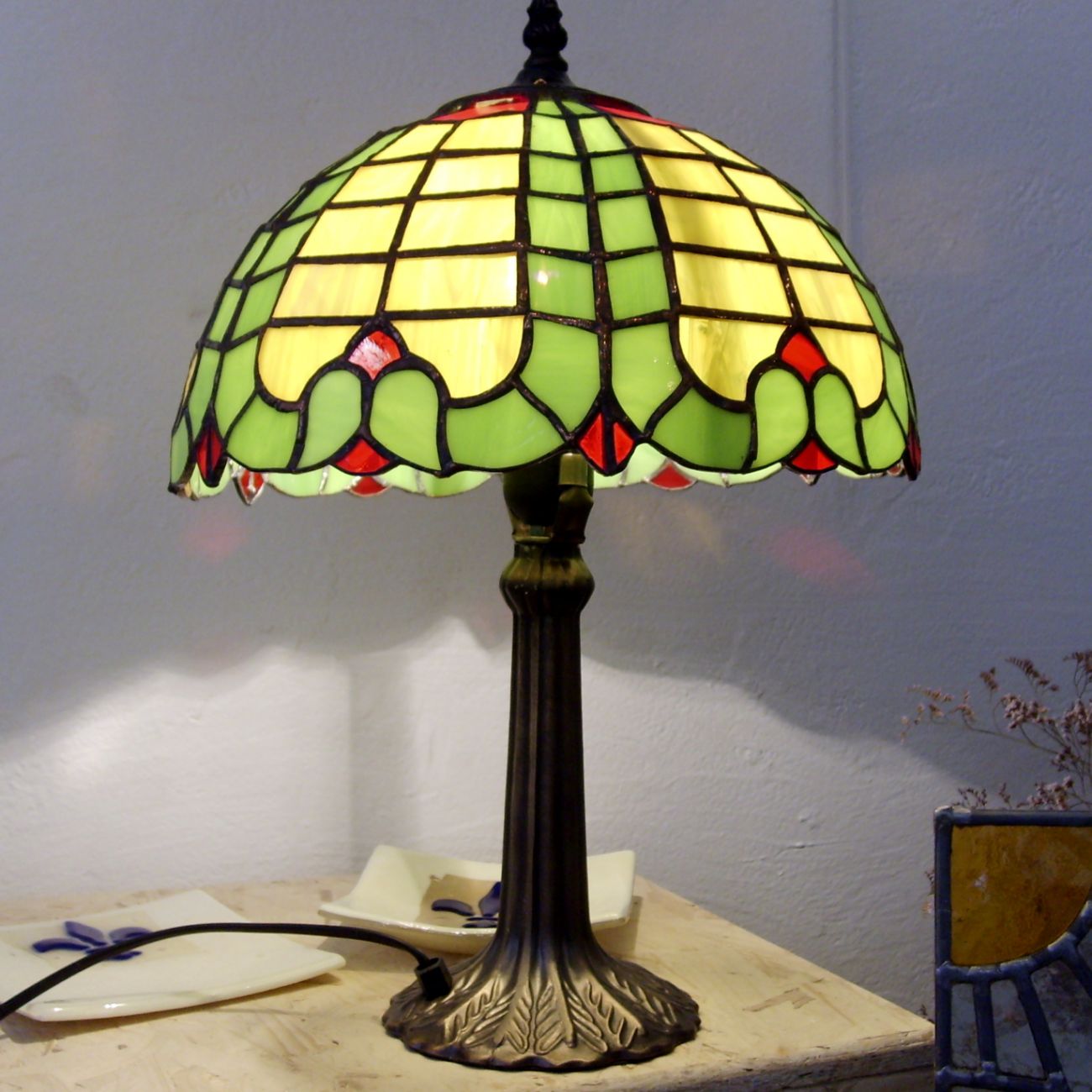 création de lampes tiffany à Lyon